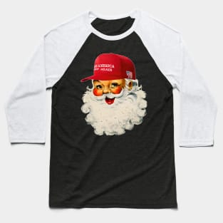 Make Christmas Great Again Trump Christmas - Trump Holiday - MAGA Santa Xmas Baseball T-Shirt